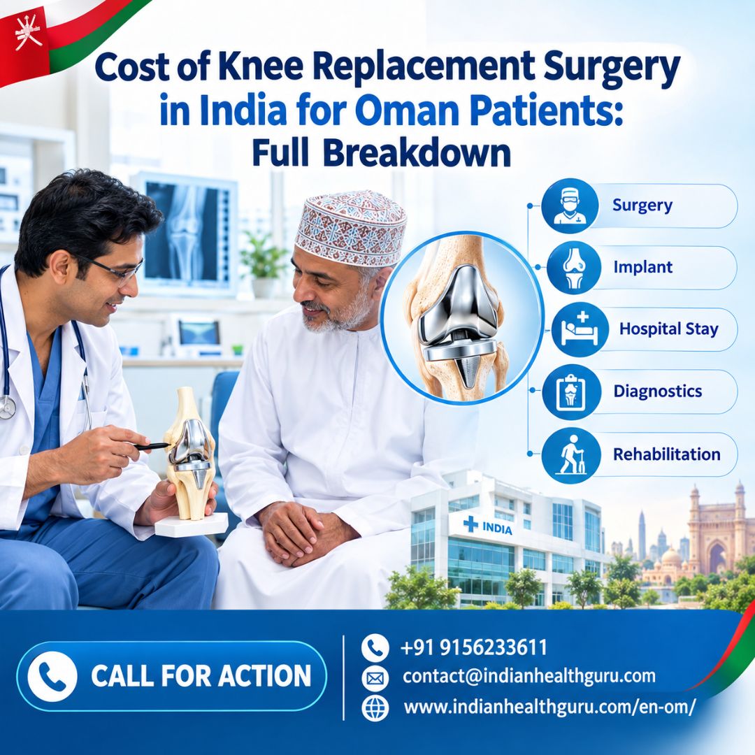 Knee Replacement surgery cost in India for Oman patients